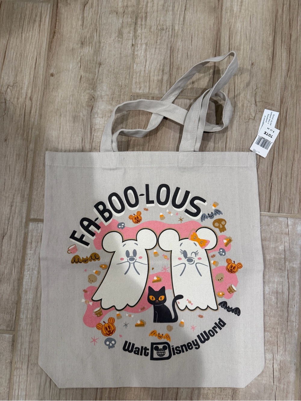 Disney Fa-Boo-Lous ghost Halloween Tote